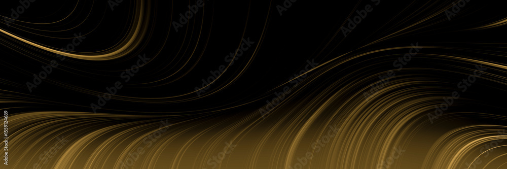 Poster abstract black and gold are light with white the gradient is the surface with templates metal texture soft lines tech diagonal background gold dark sleek clean modern.
