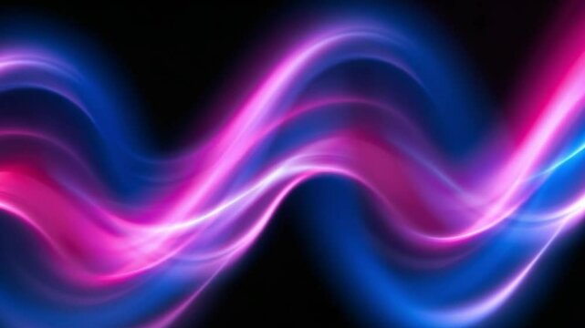 4k Ultra H D Abstract Neon Wave Background Seamless Loop Pink Blue Purple Glowing Energy Flow Dynamic Motion Graphics Perfect for V J D Js Music Videos Presentations Broadcast