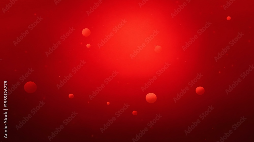 Poster abstract red background with particles