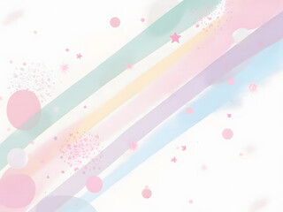 Colorful abstract vector background design with flower pattern and paint splashes