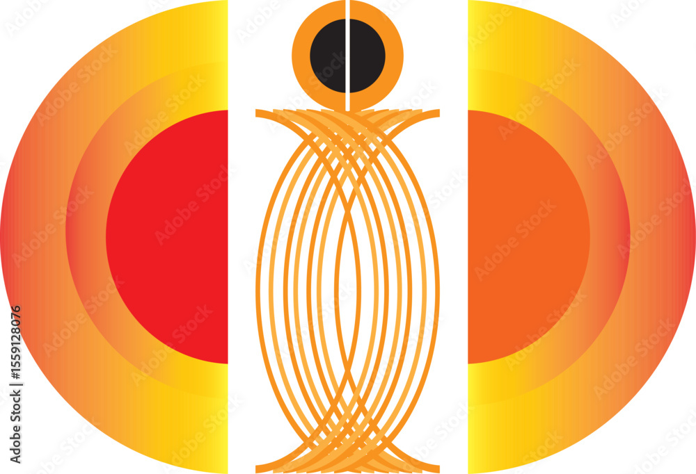 Poster circle diagram, pie chart infographic design. flat process cycle. progress sectors. business element