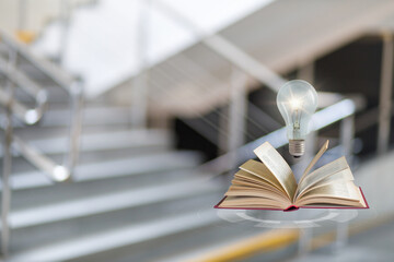 Birth of ideas through knowledge and creativity.