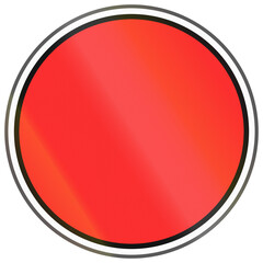 Railway sign used in France - Slow down