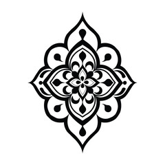 Handcrafted Indian Mandala Motif  