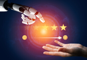 AI analyzes customer satisfaction by evaluating feedback, detecting sentiment, scoring reviews, and...