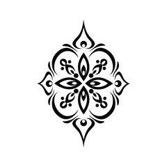 Boho Indian Mandala Vector  