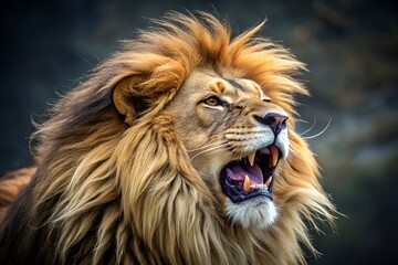 portrait of a lion