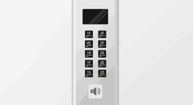 Accessible Elevator Control Panel Inclusive Design for Disability Awareness