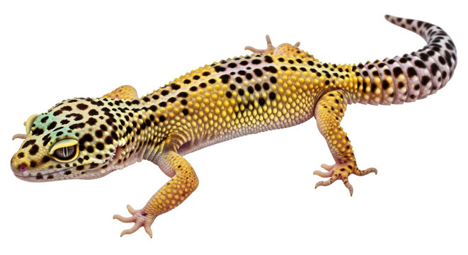 Isolated Leopard Gecko