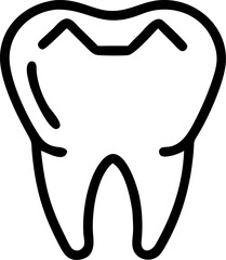 dentistry vector silhouette icon on white or transparent background. Dentistry icon Vector graphics collection for your design. 