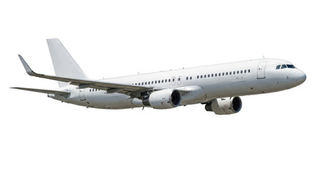 Isolated airplane