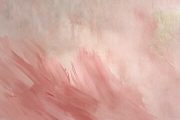 Fototapeta premium Abstract Pink and Beige Brushstrokes