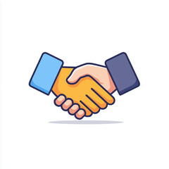 business handshake vector illustration