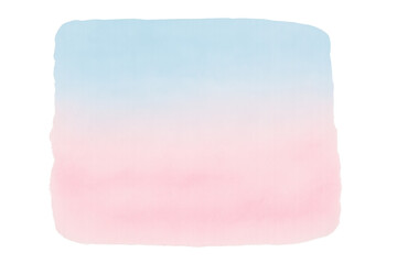 Obraz premium Pastel pink merging into soft blue gradient, forming tranquil background for minimalist design compositions