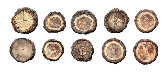 Pack Collection Microscopic Cross Sections Detailed Cellular Structures Research set against transparent background