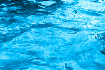 Image of blue water moving like waves
