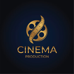 Cinema Film Production Studio Logo