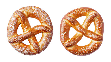 Pack Collection Crispy Pretzel Perfection Two Delicious Baked Treats set against transparent background