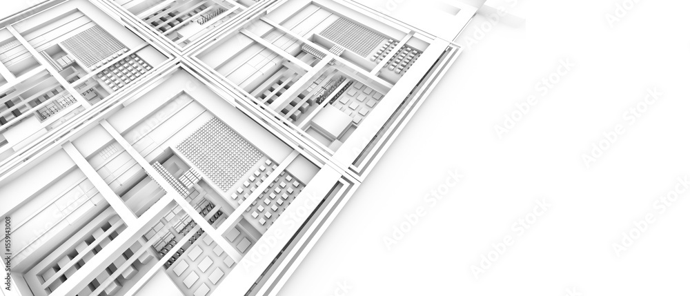 Poster abstract technology image, digital processing and information system integration, technology system,