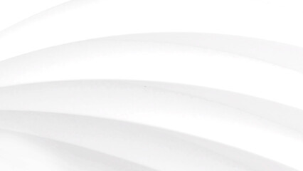Abstract white curve wave background. White curve structure background for graphic design. , 3D rendering.