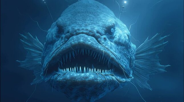 Terrifying Sea Monster Almost Like a Fish, short video