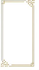 Elegant Frame: An elegant frame, meticulously designed with clean lines and subtle embellishments, offering a touch of sophistication and refinement. A versatile design element.