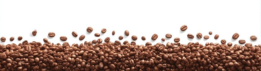 Obraz premium Roasted Coffee Beans Background Image