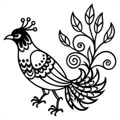 Obraz premium pattern flower paki vector wallpaper design