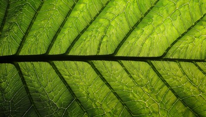 a leaf texture close up