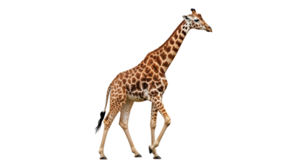 Isolated Giraffe