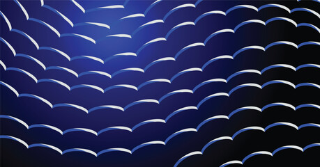 Futuristic Abstract Blue Gradient Scale Geometric Pattern Background © Wajahat Rasool