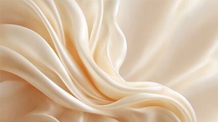 Obraz premium Elegant Beige Silk Fabric Texture