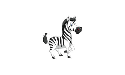Vector cartoon zebra animal design fully editable high quality