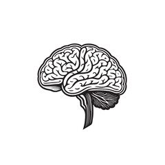 Brain logo icon concept of thinking or new idea