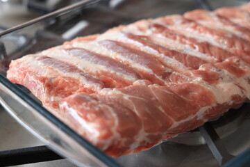 marinating pork ribs 