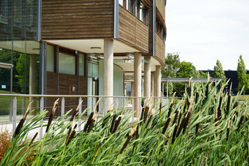 Nottingham, Nottinghamshire, England - June 20 2025: Modern university campus featuring...
