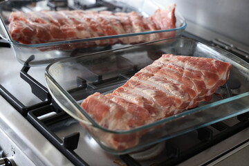 marinating pork ribs 