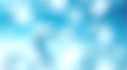 Soft light blends across a serene blue gradient, creating a tranquil and peaceful dreamscape background.