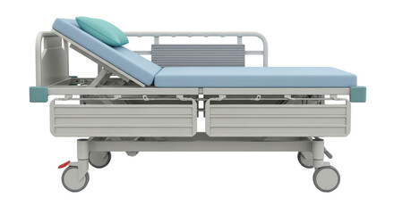 Isolated Hospital Bed