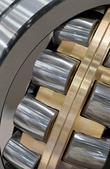 Disassembled roller bearing