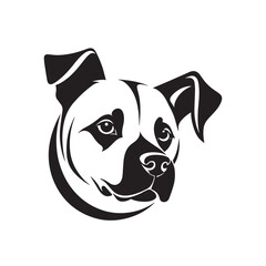 Minimalist Dog Logotype Icon