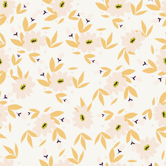 cute flower pattern image for fabric textile or wall decoration