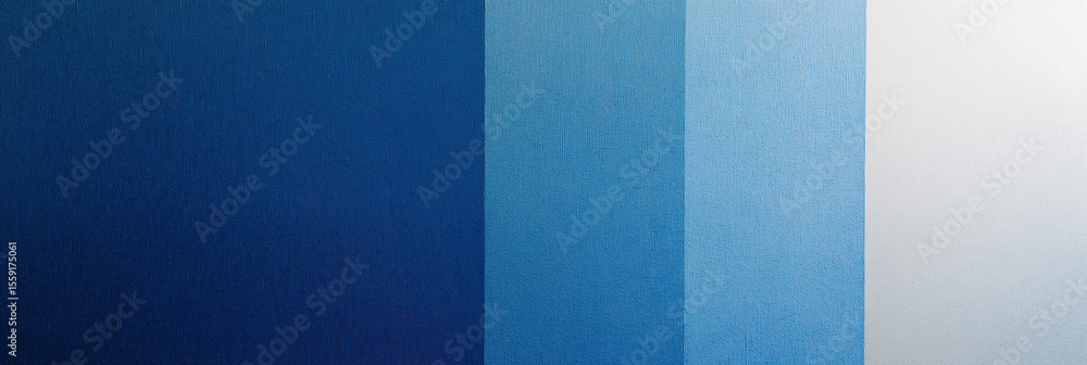Aufkleber smooth blue gradient transitions create calming minimalist design with elegant color band progressio