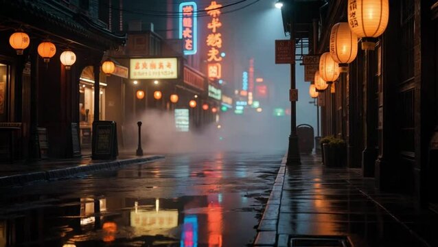 Paseo nocturno por el barrio chino