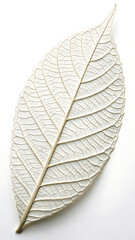 leaf isolated on white background