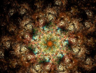Imaginatory fractal abstract background Image