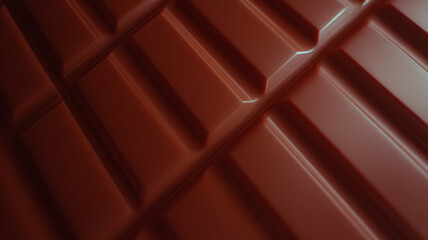 Fototapeta premium a chocolate bar with breakable squares