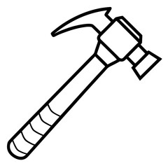 Hammerhead Tool Outline Vector
