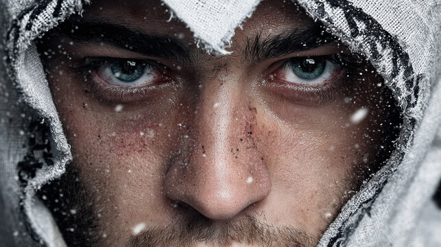 divine human figure wearing rob and representing God and glowing aura and heavenly background