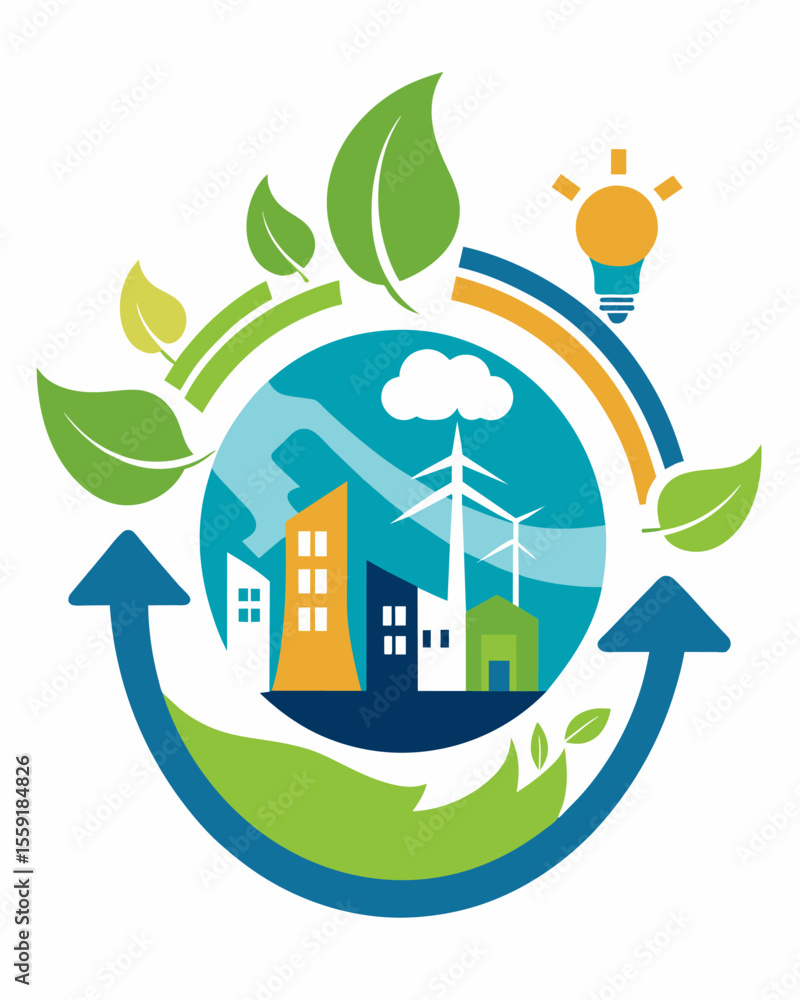 Poster a consulting firm specializing in helping businesses develop and implement sustainable practices red